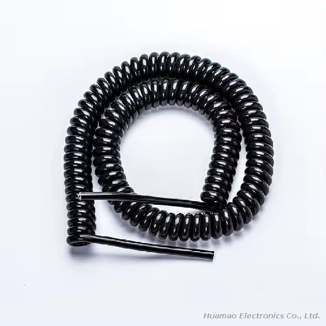 Spiral Cable 2-10 Core PVC PU Flexible Stranded Wire Electric Cable