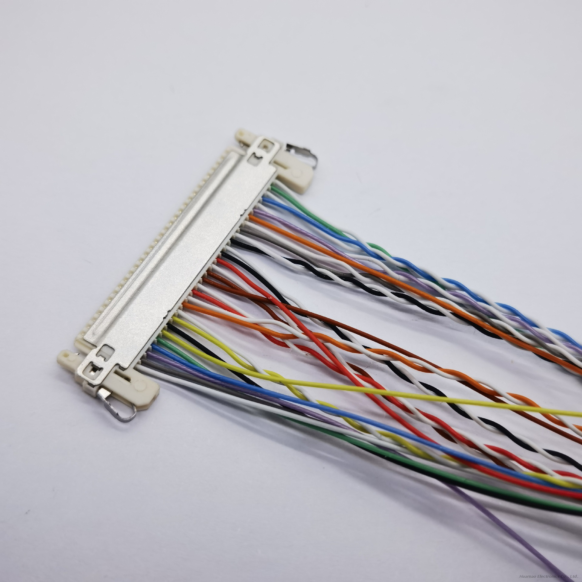 Custom DF13-2*15 Pin Lvds cable wire connector cable assembly for Video