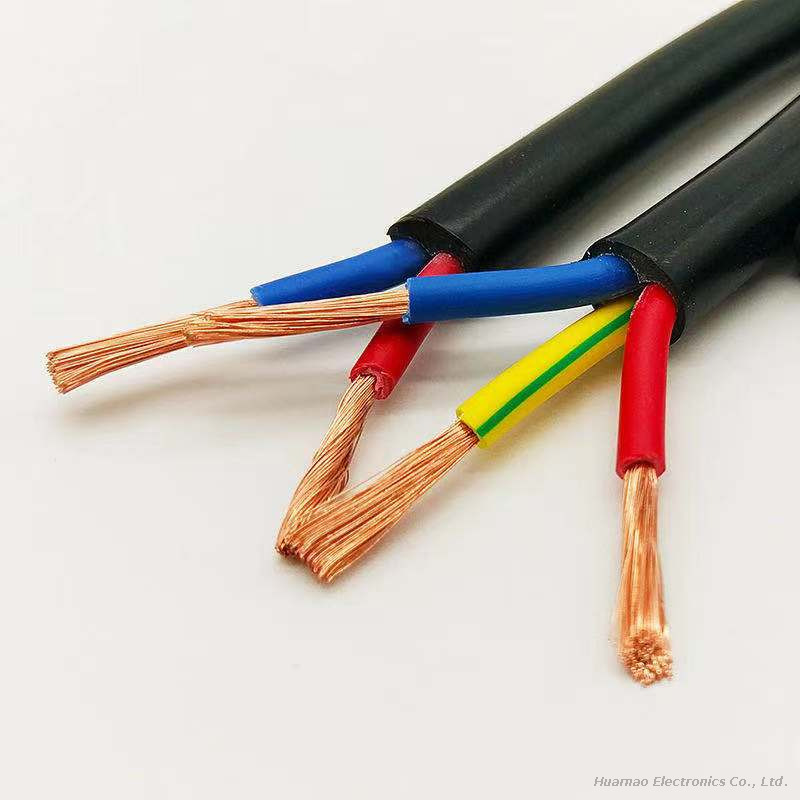 PVC Insulated Wire RVV5 1/2/3/4/5/6 Cores Electrical Wire And Cable