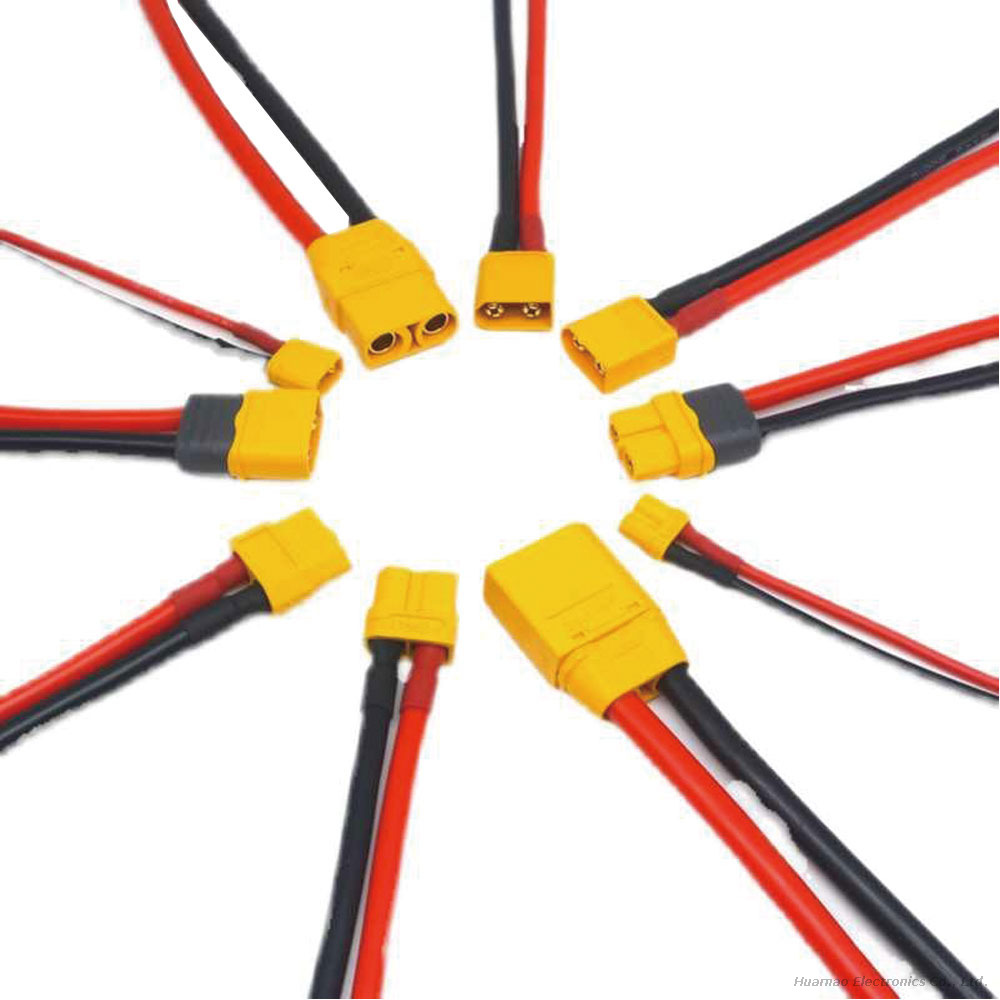 XT30ULW-F 90° Corner Model Airplane Plug Harness Male And Female Connector Wire Cable Assembly