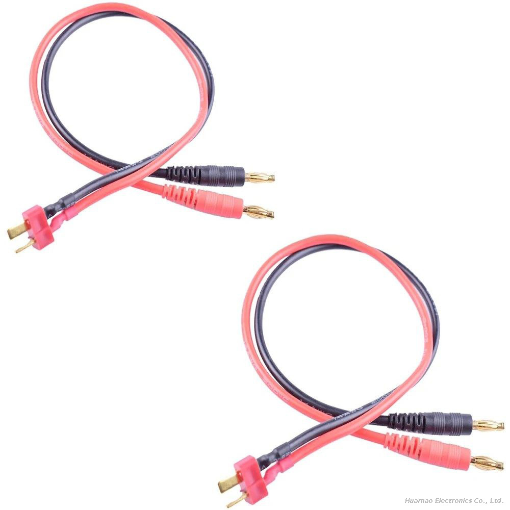 T Plug To 4.0mm Banana Head Charging Cable Model Aircraft for B6 B6AC Lithium Battery Wire