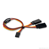 Dupont 3P Terminal Wire 1 Male To 2 Female Bonded Cable JR Servo Aricraft Extension Cable