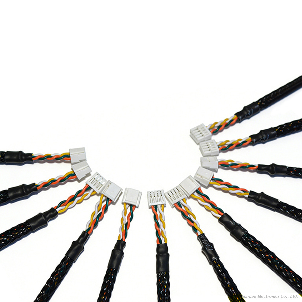 XH2.5-1*4P Terminal Wire Male And Female Docking Communication Cable AI Robot Internal Wiring Harness
