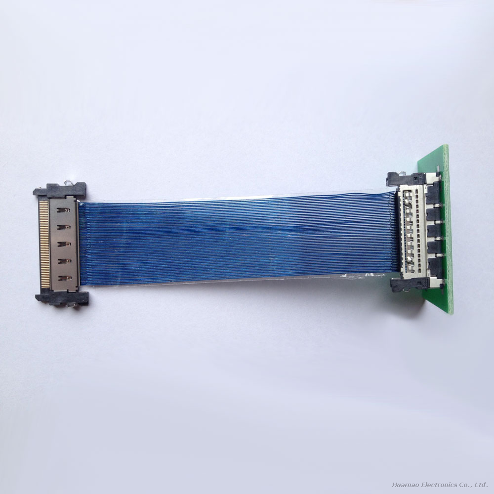 KEL TMC01-51S V-By-One EPD shielded cable 51pin 40 coaxial LVDS cable with lock