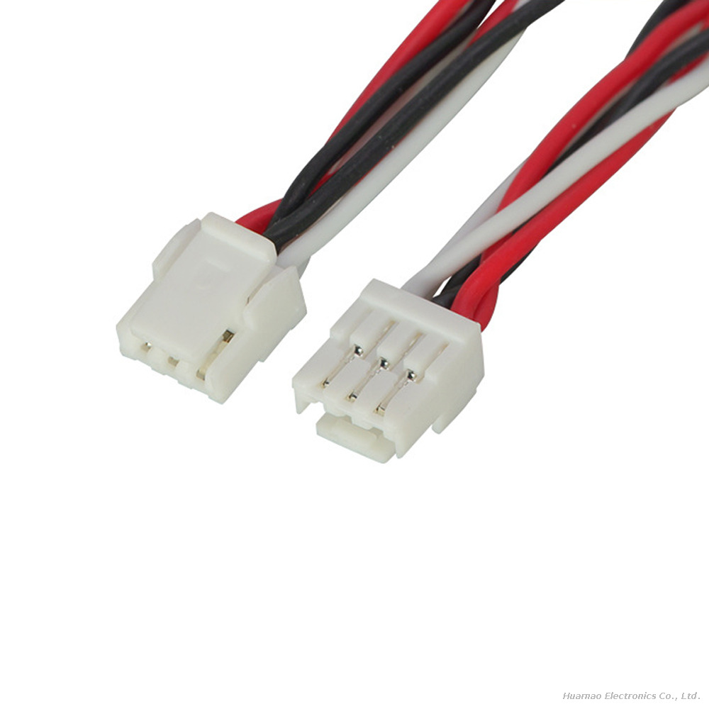 GH1.25 To 2.54mm Dupont 3P Dual-End Cable Shielded Twisted Silicone Wire for Drone LED Servo