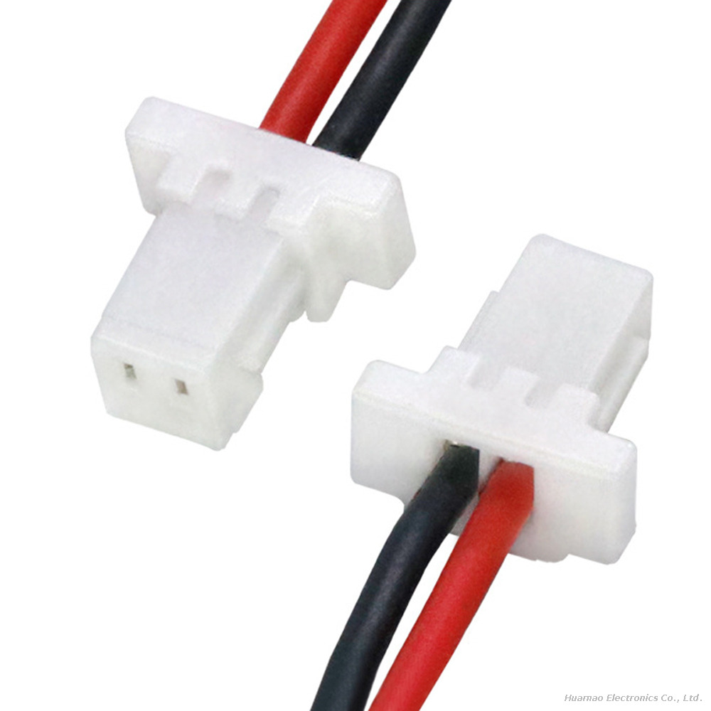 SH1.0 / SH1.25 2P Terminal Wire Ultra Soft Silicone Cable for Massage Equipment Internal Wiring