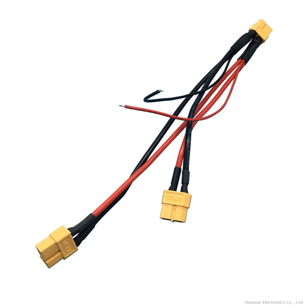 XT60 Male Female Battery Transfer Parallel Wiring Loom for AI Intelligent UAV Drone
