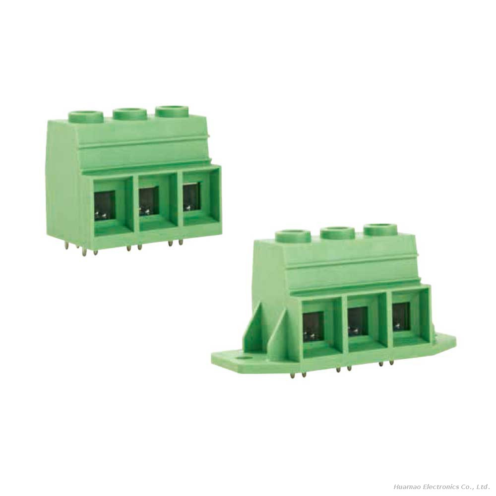 Industrial Fixed PCB Terminal Block 15.00mm Pitch Screw Type Wire Connector