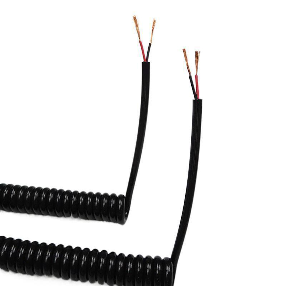 Customized High Tensile Strength TPU Enameled Wire Spring Power Cable (4)