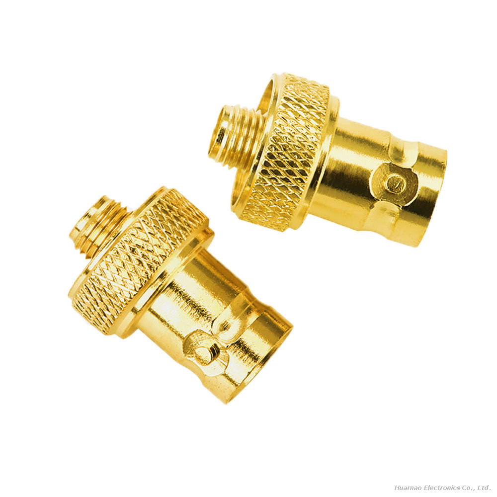 BNC KK To SMA KK Bulkhead RF Coaxial Joint BNC Female To SMA Female Feed Wire Adapter
