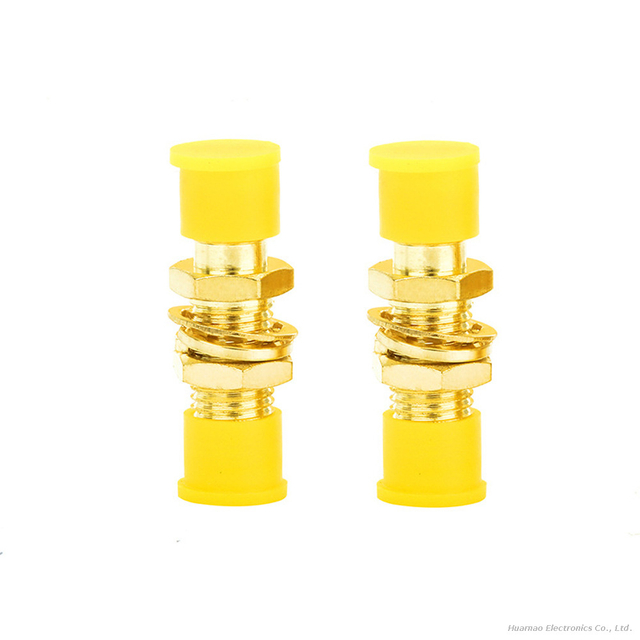 High Frequency SMA-KKY Feedthrough Connector SMA Double Female Joint with Lock Nut