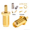 SMA-KY-1.5 Coaxial Jack Outer Thread Inner Hole High Frequency Antenna Connector