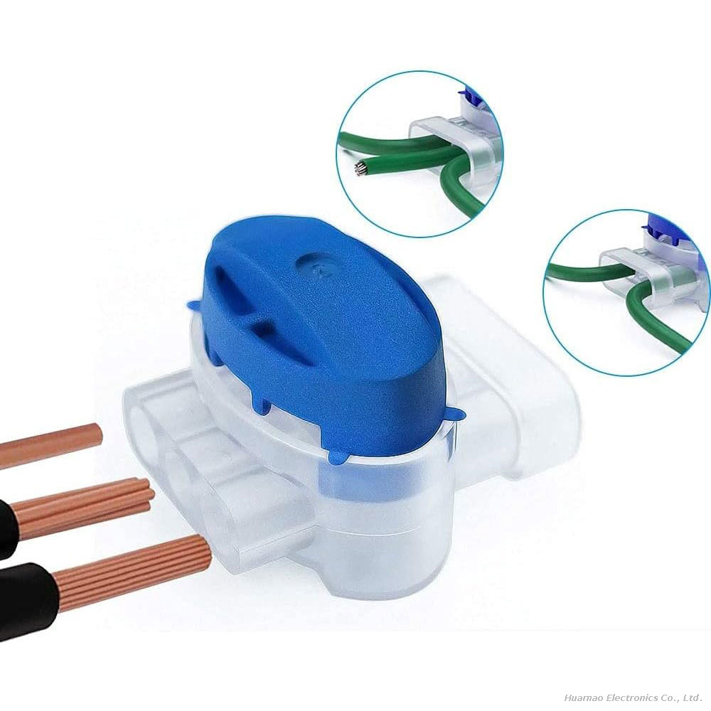 Waterproof Cable Connector 3 Holes Electrical Wire Crimp Connector Lawn Mower Connector with 314 Cable Connectors 
