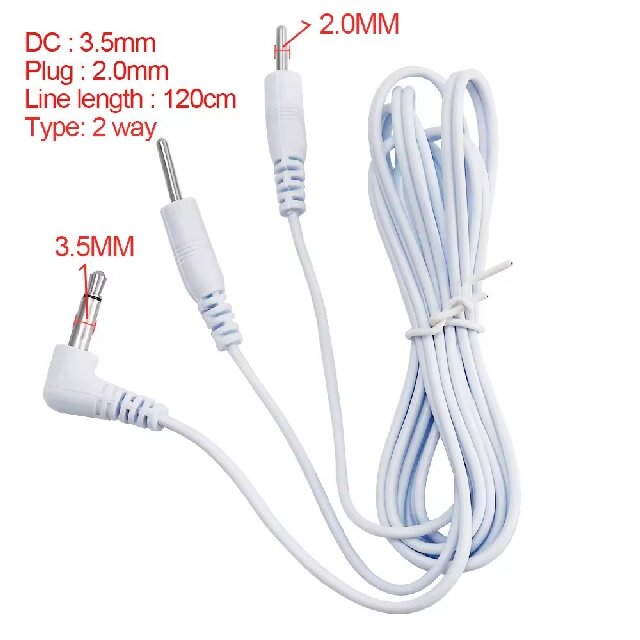 Customized Reusable 3.5mm Female ECG Snap Medical Cable for Stimulation Equipment