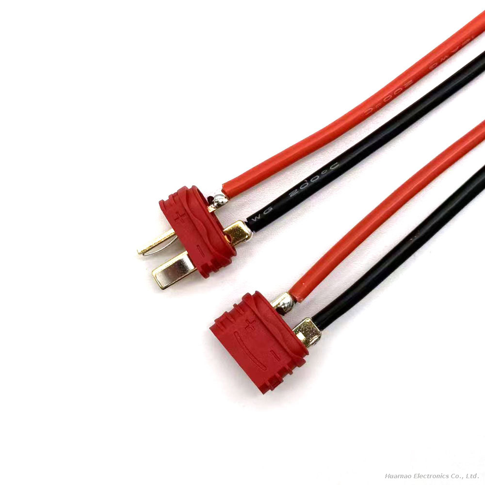 AM-1015E-F/M T-Plug Connector Wire Male And Female Silicone Wiring Harness for Electric Balance Car