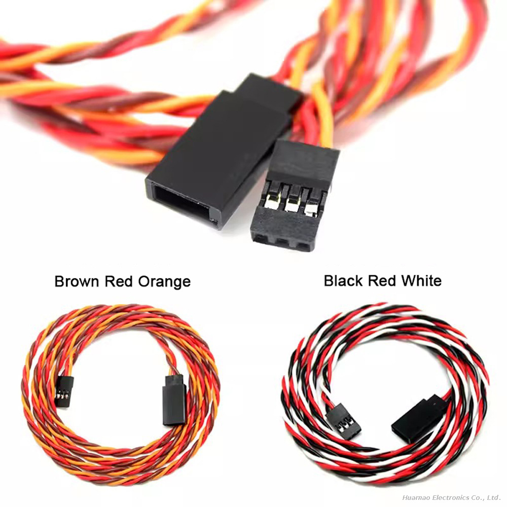 Servo Extension Twisted Cable Male To Female Anti-Interference Wire 30/60 Cores 150mm Connection Cable Assembly