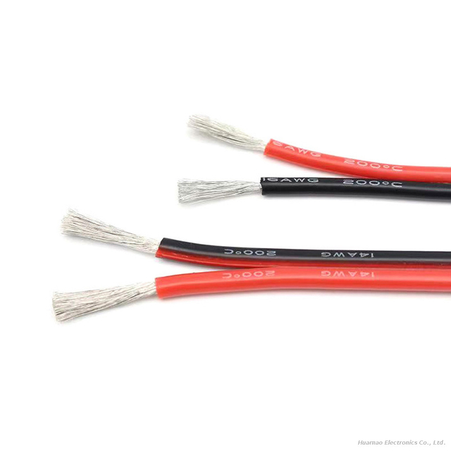 Flexible Silicone Bonded Cable 10/12/14/16/18/20/22/24AWG Electrical Wire