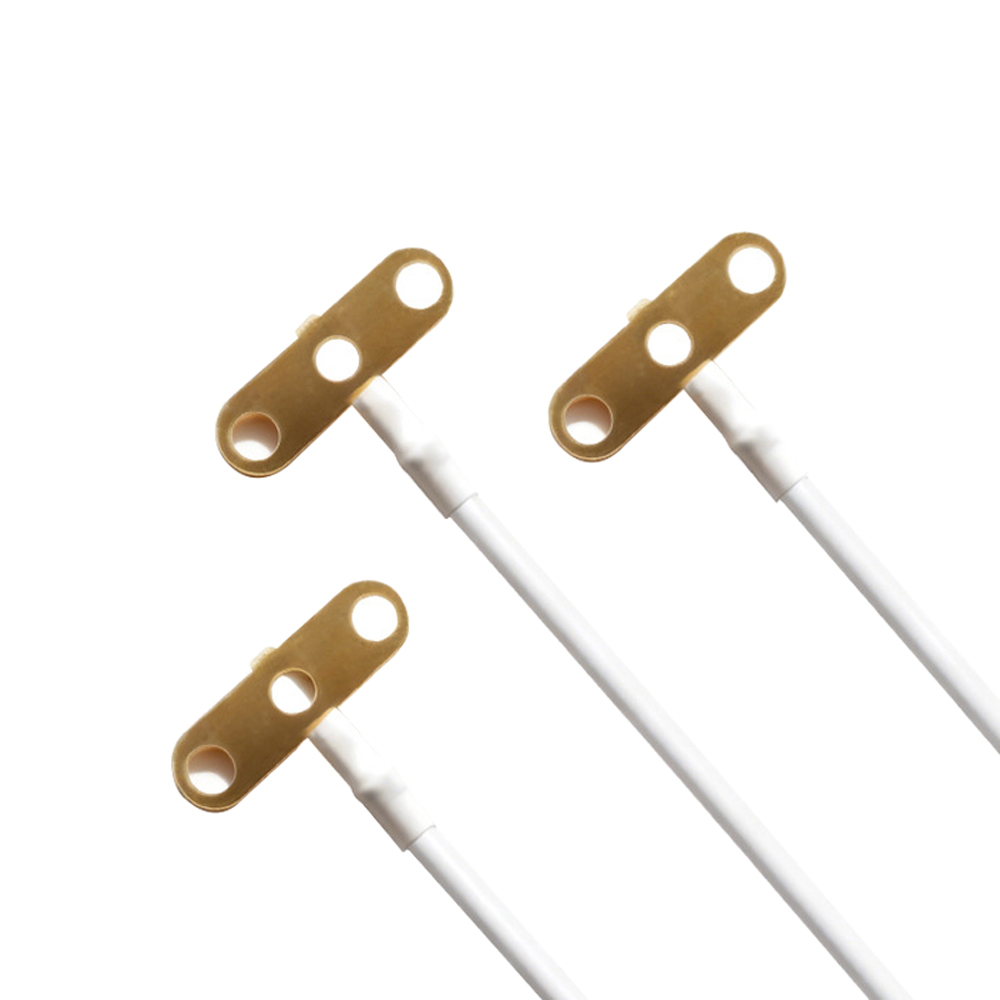 T5T8 Lamp Holder Terminal Wire T Type Double Hole Brass Cable LED Connection Wiring Harness (4)