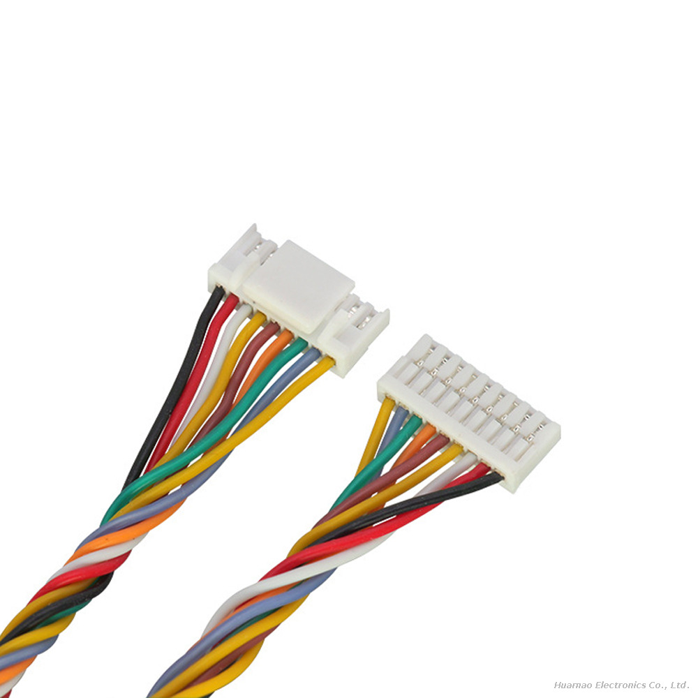 High Temp Resistant GH1.25-9P Silicone Cable Multi-Color Twisted Pair UAV Flight Control Wire
