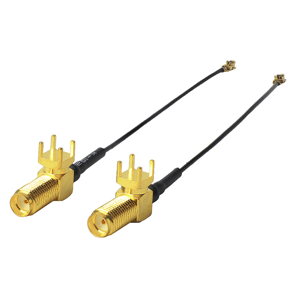 IPEX to SMA-KWE Elbow Adapter Cable RF Coaxial Female Connection Wire Harness (5)