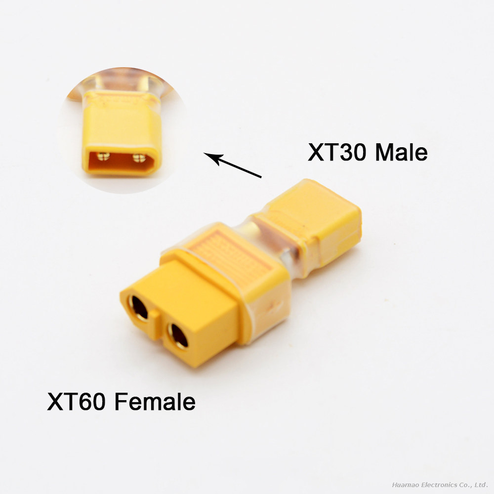 Amass XT90 To XT60 To XT30 Adapter Plug Connector Cable Male To Female Conversion Traversing Machine Battery Charger