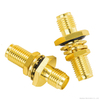 High Frequency SMA-KKY RF Coupler Dual Female Bulkhead Connector with Waterproof Ring