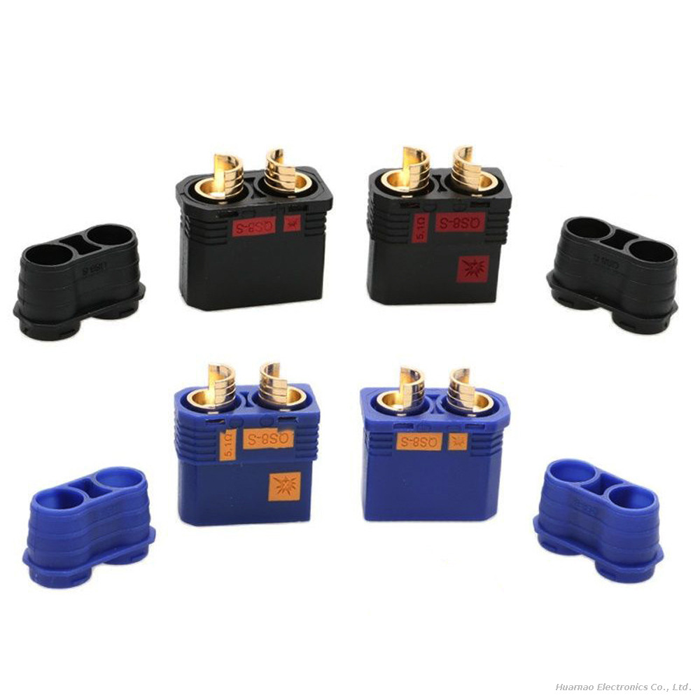 QS8-S Anti Spark Connector 150A High Current Plug for Electric Vehicle Lithium Battery