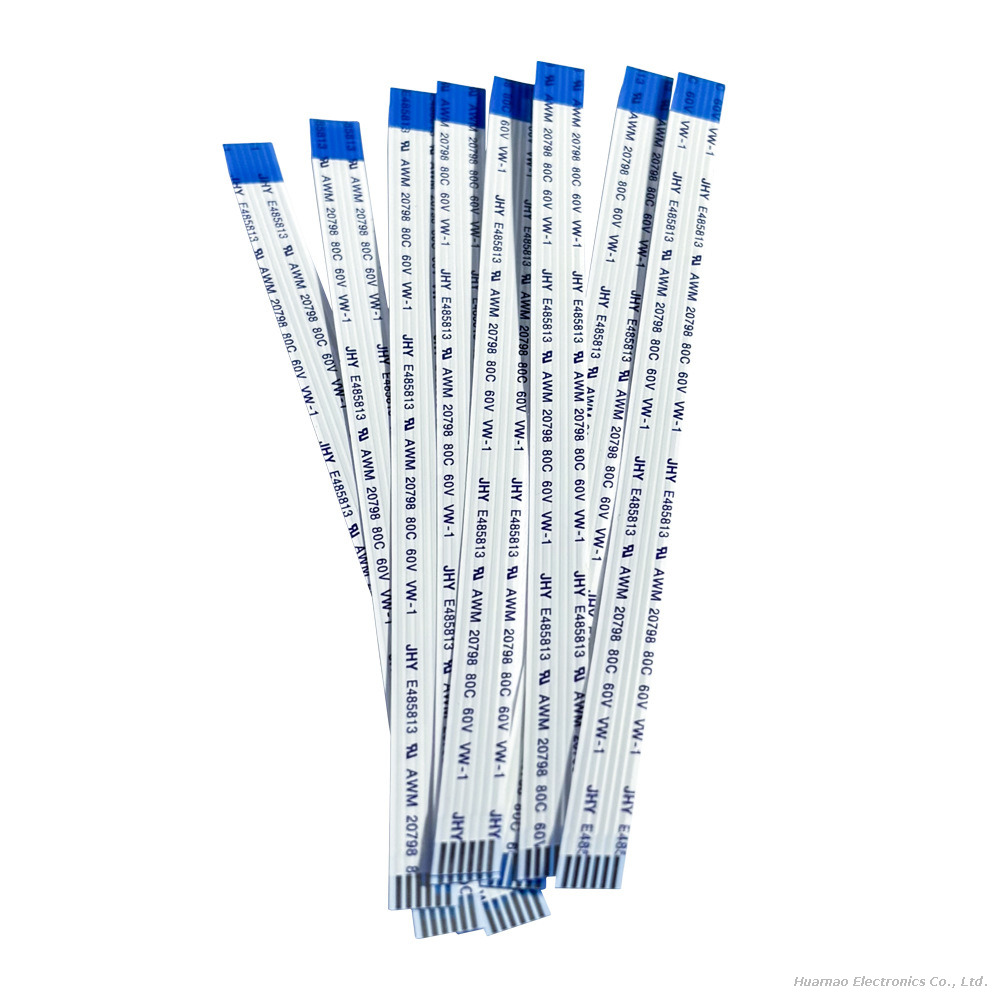 0.5/1.0mm Pitch 120mm Flexible Flat Connector Cable
