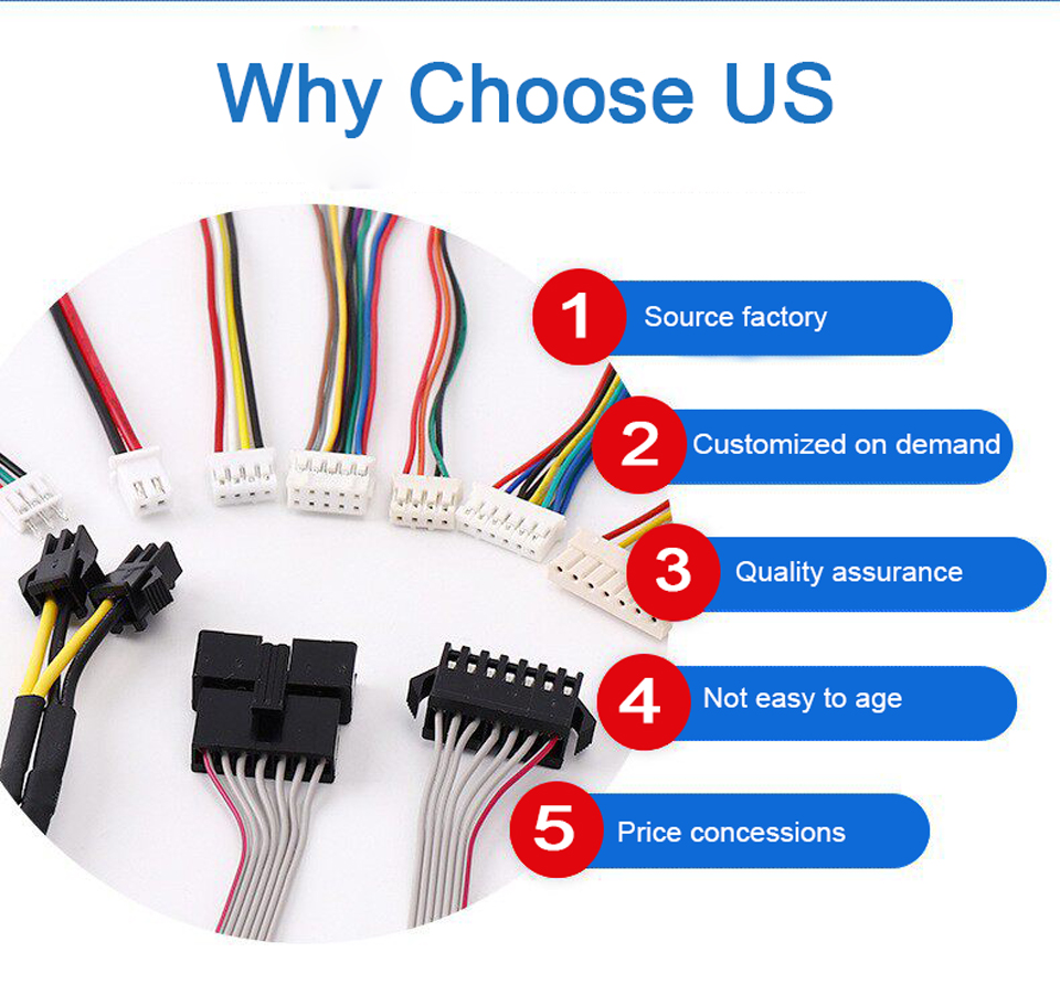 SGN1.25mm Connector Cable 51022 Plug with Wire Terminal Wire (4)