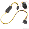 12V 6Pin PCIe To SATA / Molex Hard Drive Power Cable for GPU