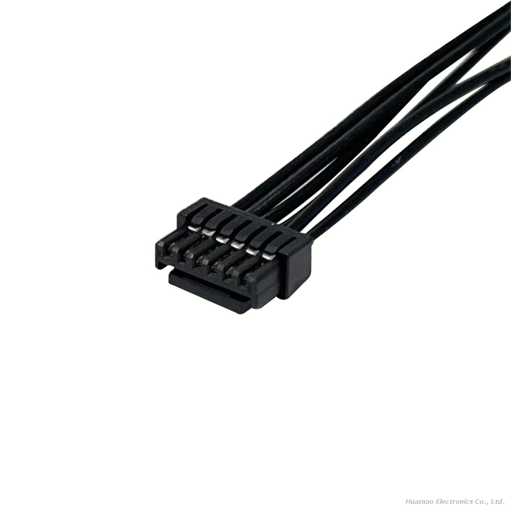Molex Micro‑Lock Plus 1.25mm Pitch 6Pin Cable Assembly 5055650600 Wire Harness