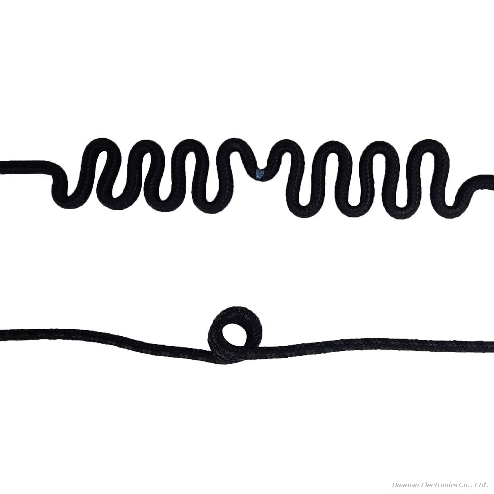 Braided Wire Harness Noise Reduction Bluetooth Headset Cable