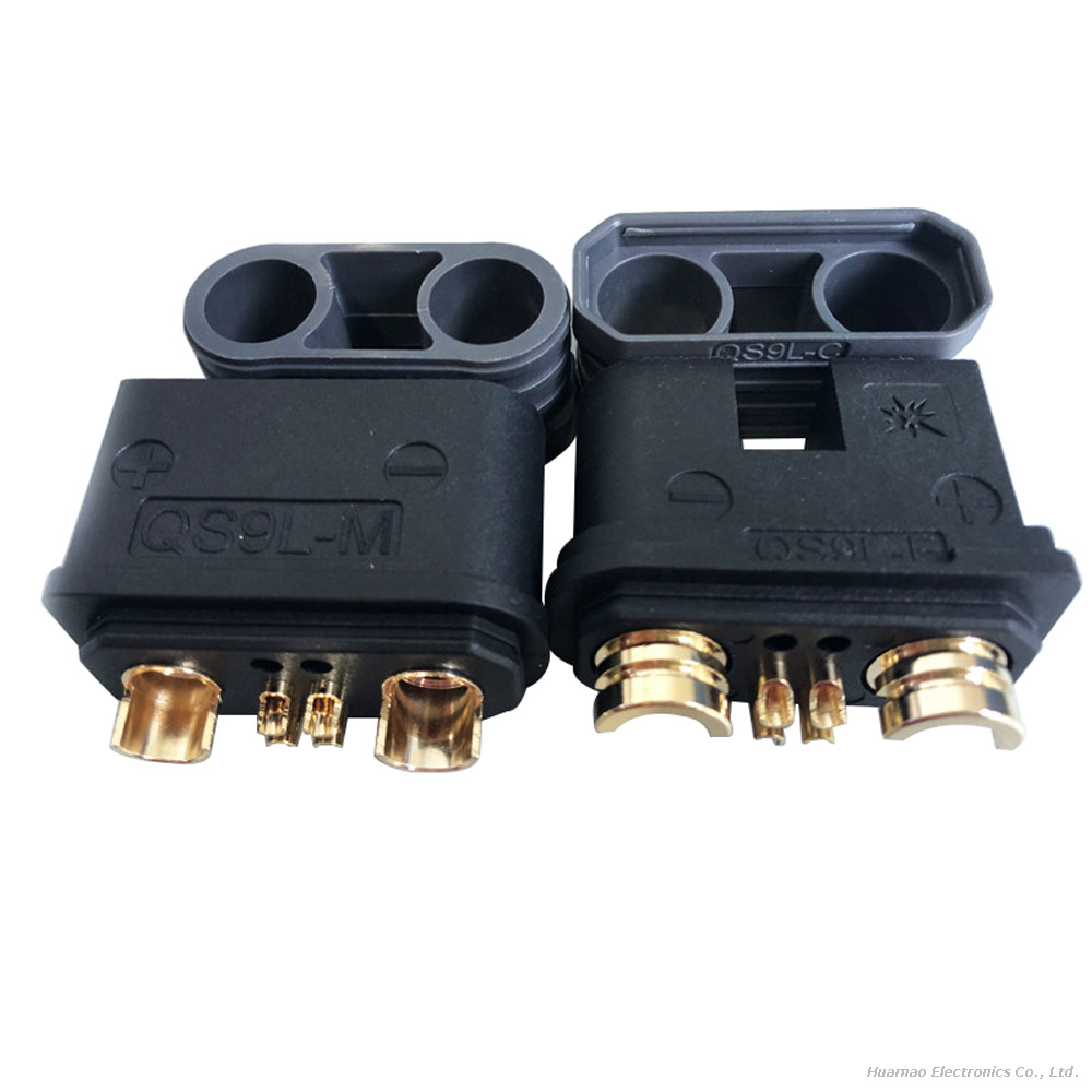 QS9 Male Female Connector Antispark Gold-Plated Terminal High Current Banana Head