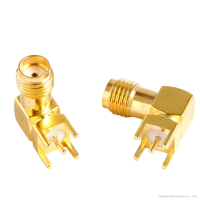 SMA Female RF Coaxial Connector PCB End Launch Antenna Interface