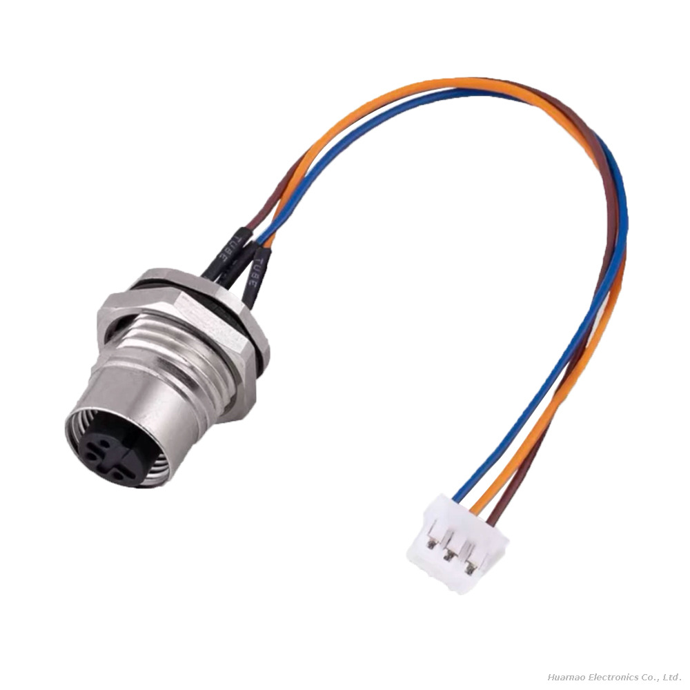 M12 Aviation Plug Connection Cable Male and Female Waterproof Connector
