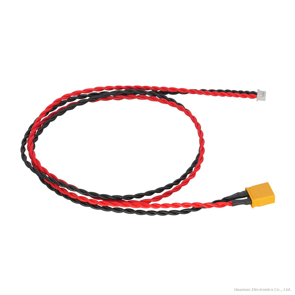 XT30U to 1.25mm Terminal Wire Silicone Wisted Cable for Smart Device Power Supply Wire Harness