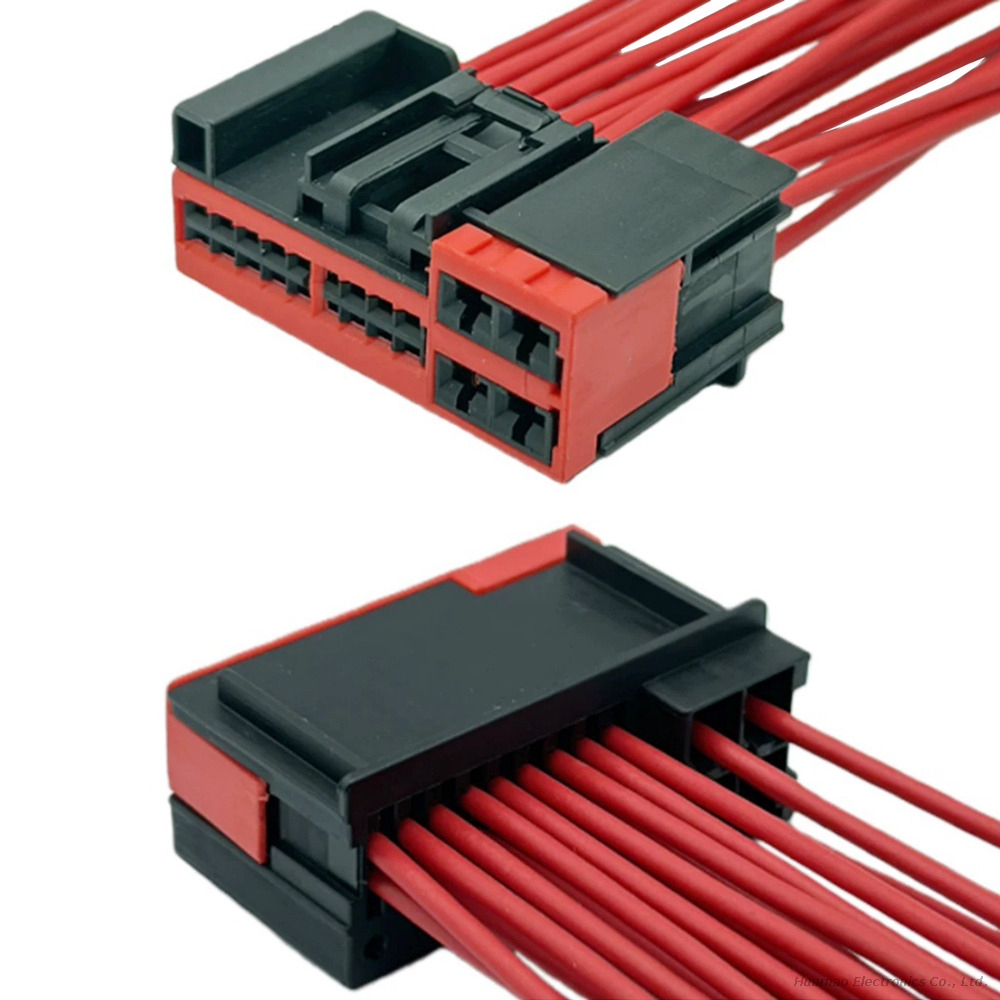 22Pin Automotive Housing TE 1-1452842-3 Plug Connector Cable