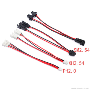 XH2.54/PH2.0/SM2.54mm Terminal Wire 1 To 2 Extension Cable Male To Female 2P Splitter