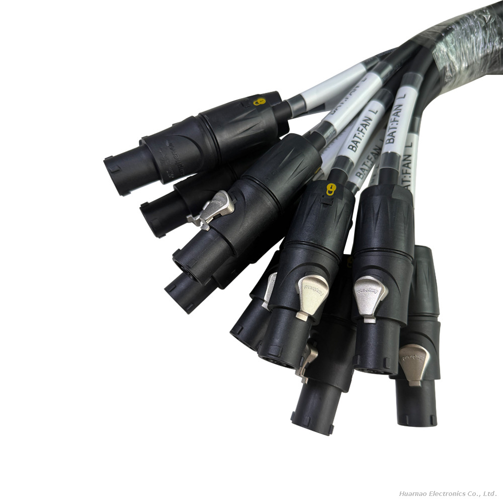 Amphenol Powerlock HPT-3 Male to HPT-3 Female Connector Cable