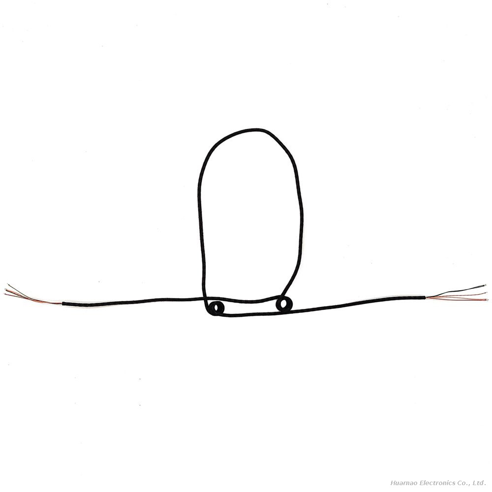 Braided Wire Harness Noise Reduction Bluetooth Headset Cable