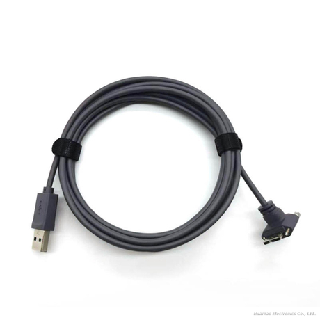 Elbow Micro USB to USB PVC High-flexible Cable Robot Data Wire