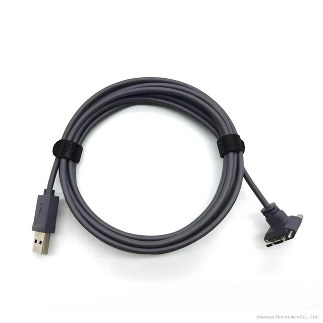 Elbow Micro USB to USB PVC High-flexible Cable Robot Data Wire