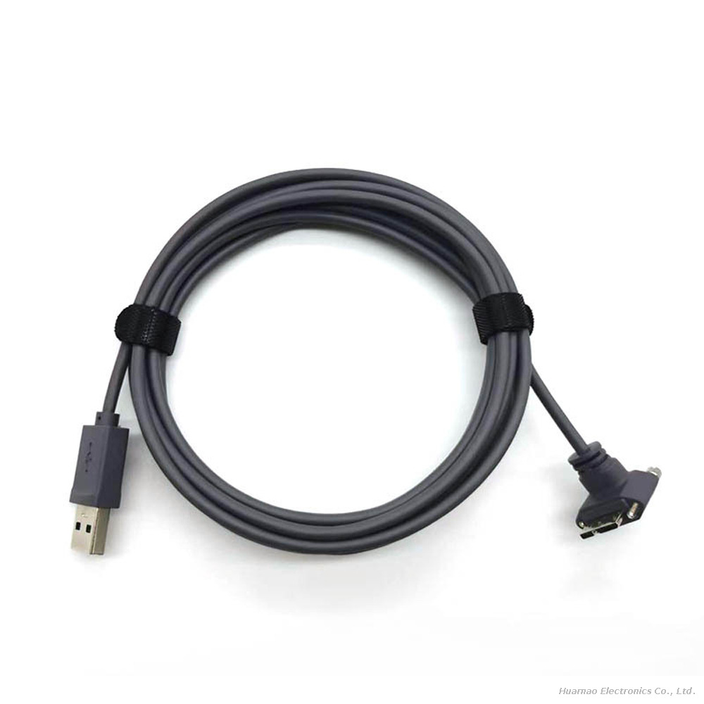 Elbow Micro USB to USB PVC High-flexible Cable Robot Data Wire
