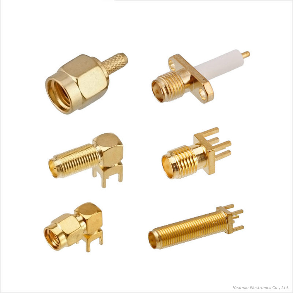 SMA Female RF Coaxial Connector PCB End Launch Antenna Interface