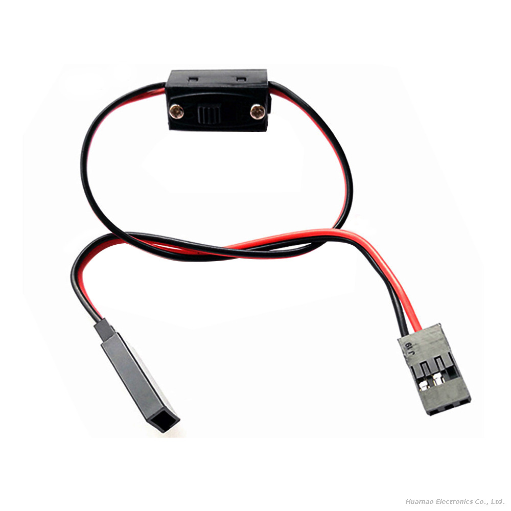 Manual On/Off Switch Harness JR Plug RC Model Accessories for Fan Car Roof Light