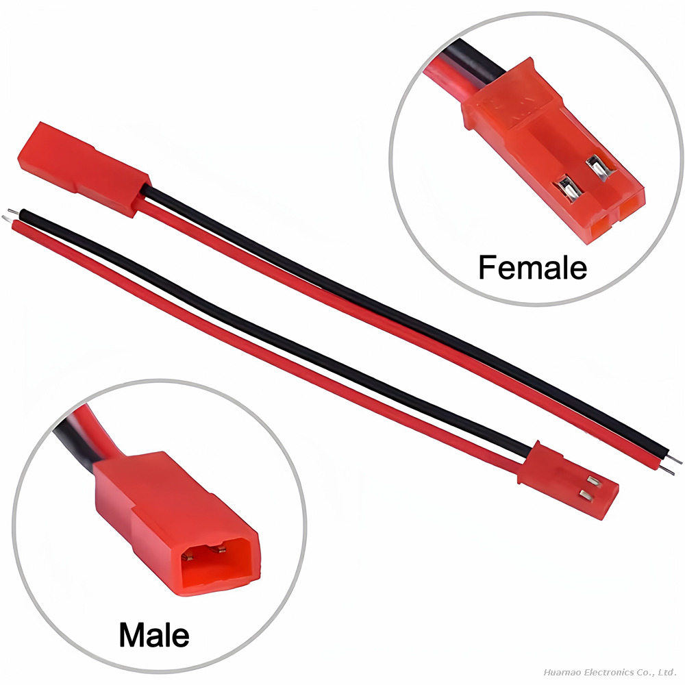 JST RCY Connector SYP-2P 2.5mm Terminal Wire Male and Female Plug Wire for Model Aircraft Drone