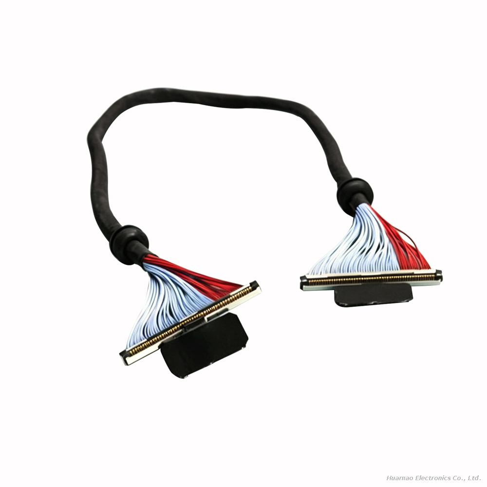 0.5mm Pitch DF80D Series 30/40/50Pin Industrial Screen Coaxial Cable