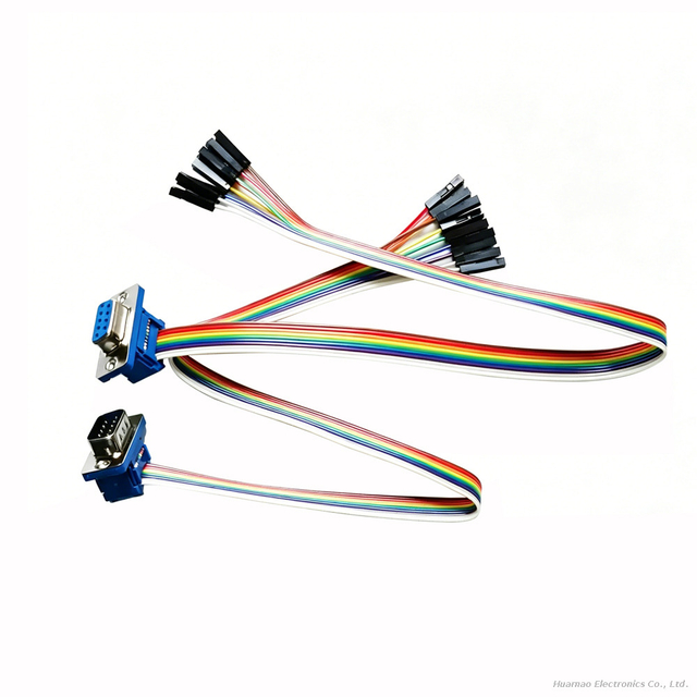 DB9 RS232 To 2.54mm Single Pin Dupont Data/Test Cable