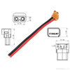 Amass XT30ULW-F Connector Cable 90° Wire Bonding Model Aircraft Drone Lithium Battery