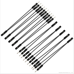 1-to-2 Dupont 2.54mm 1Pin Female To Male Extension Splitter Jumper Cable